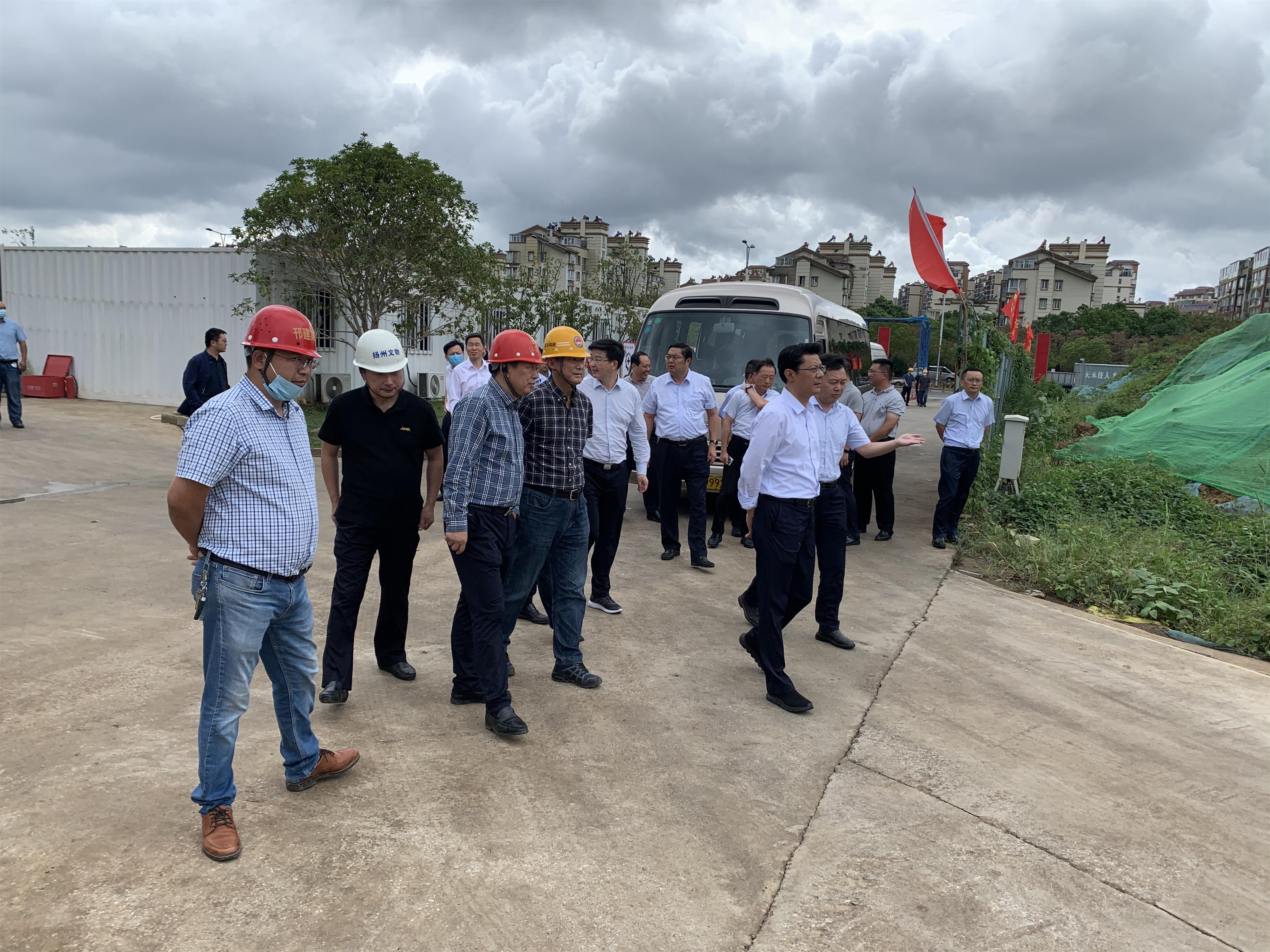 圖1-2、王進健市長檢查隋煬帝墓遺址公園項目防汛抗臺工作.jpg